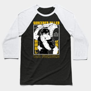 Sorcerer Killer Toji Anime Fanart Baseball T-Shirt